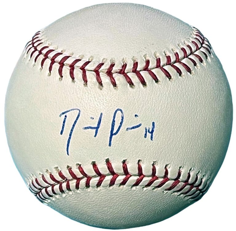 David Price signed Official Rawlings Major League Baseball #14- COA- Rays/Tigers