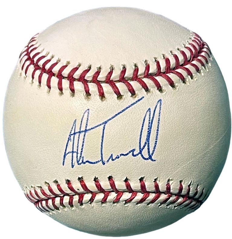 Alan Trammell signed Official Rawlings Major League Baseball (Tigers/HOF)- COA