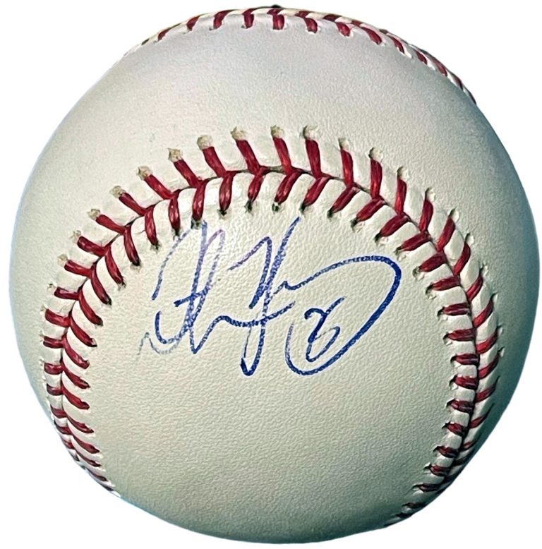 Dmitri Young signed Official Rawlings Major League Baseball- COA (Cardinals)