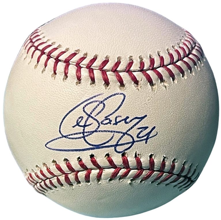 Sean Casey signed Official Rawlings Major League Baseball #21- COA (Reds)