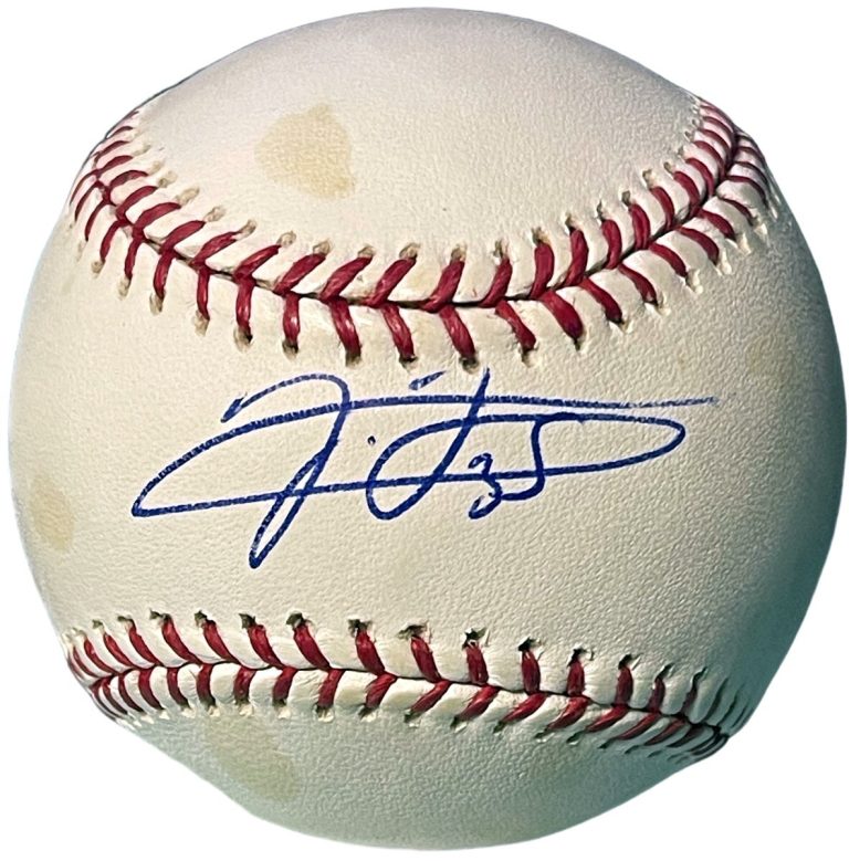 Frank Thomas signed Official Rawlings Major League Baseball #35 tone spots- COA