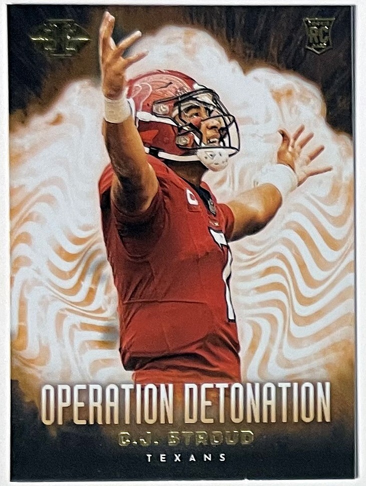 CJ/C.J. Stroud 2023 Panini Illusions Operation Detonation Rookie Card (RC) #19
