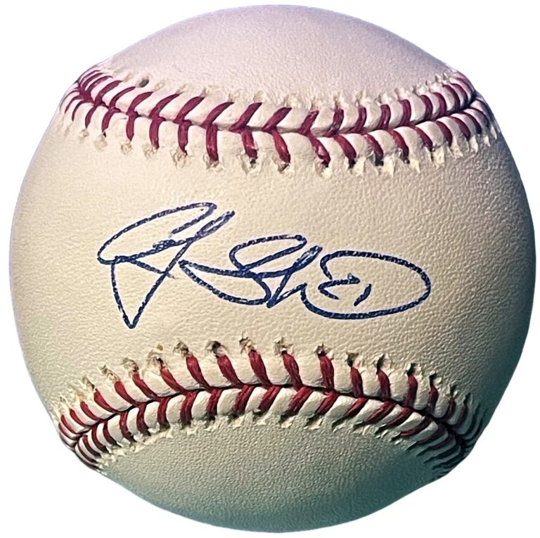 Andy Sonnanstine signed Official Rawlings Major League Baseball #21- COA (RAYS)