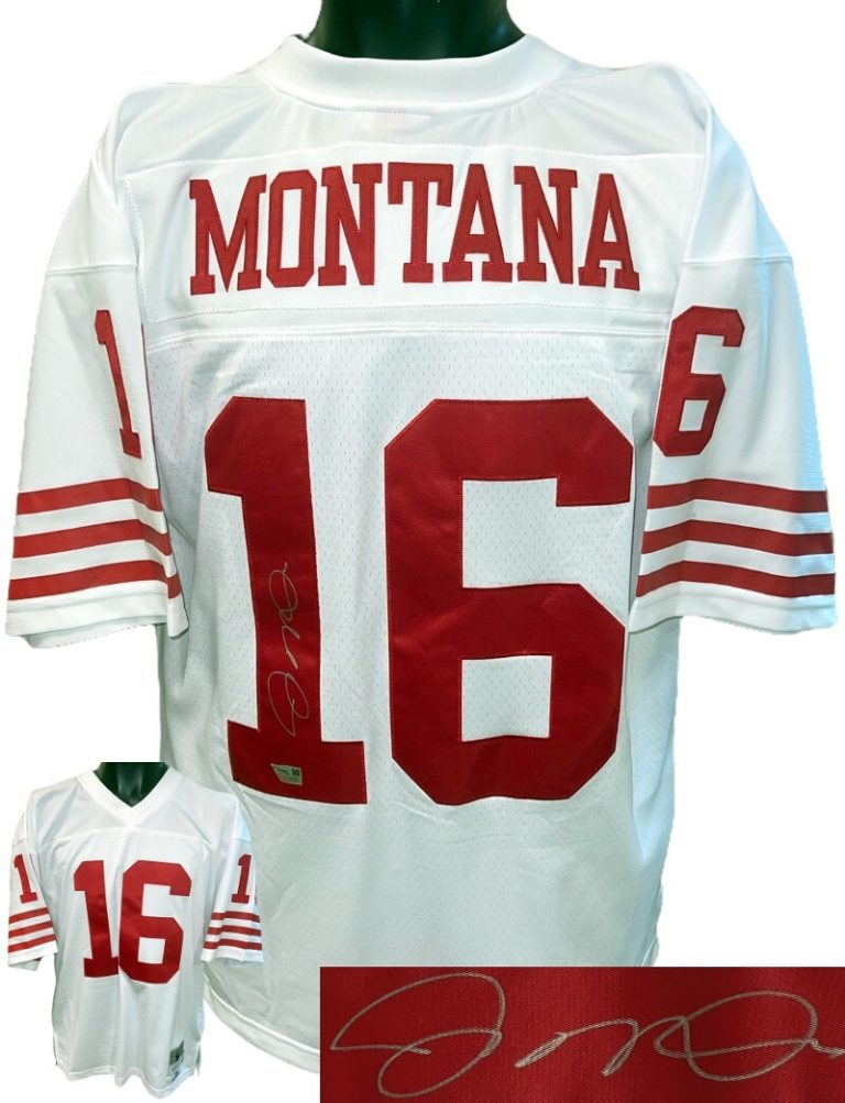 Joe Montana signed 49ers Authentic Mitchell & Ness NFL Legacy Jersey- FANATICS