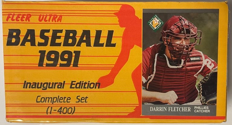 1991 Fleer Ultra MLB Baseball Complete Factory Sealed Set Inaugural Edition 1-40