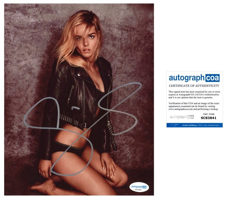 Samara Weaving ‘Scream’ Signed Sexy Actress 8x10 Photo ‘Laura’ ACOA