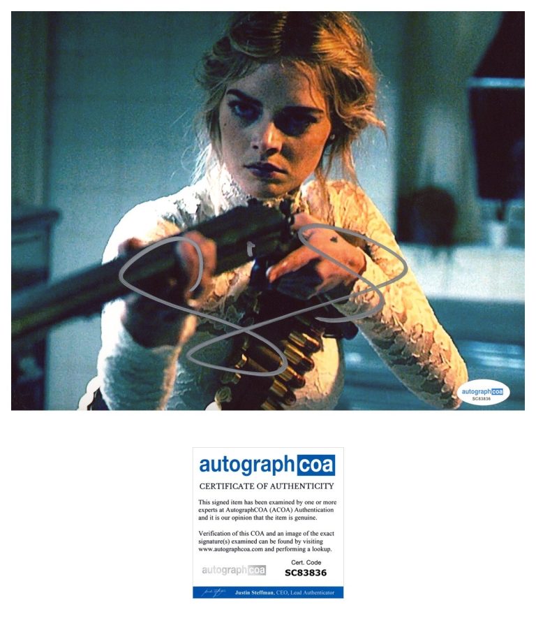 Samara Weaving ‘Ready Or Not’ Signed Sexy Actress 8x10 Photo ‘Grace’ ACOA