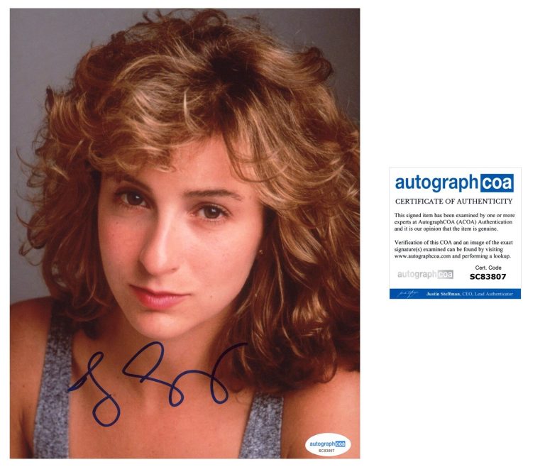 Jennifer Grey ‘Ferris Bueller’s Day Off’ Signed 8x10 Photo ‘Jeanie’ ACOA