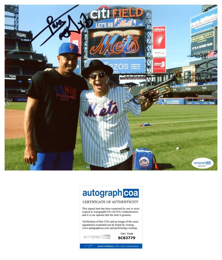 ‘Timmy Trumpet’ Signed 8x10 Photo NY Mets ACOA COA Musician