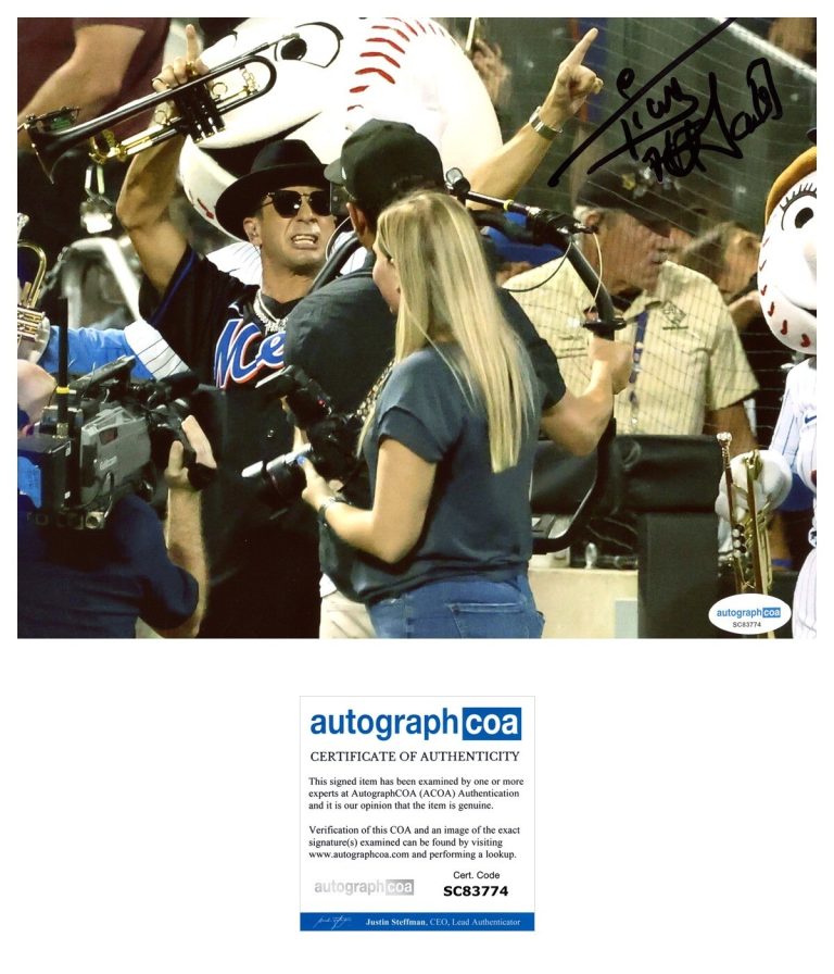 ‘Timmy Trumpet’ Signed 8x10 Photo NY Mets ACOA COA Musician