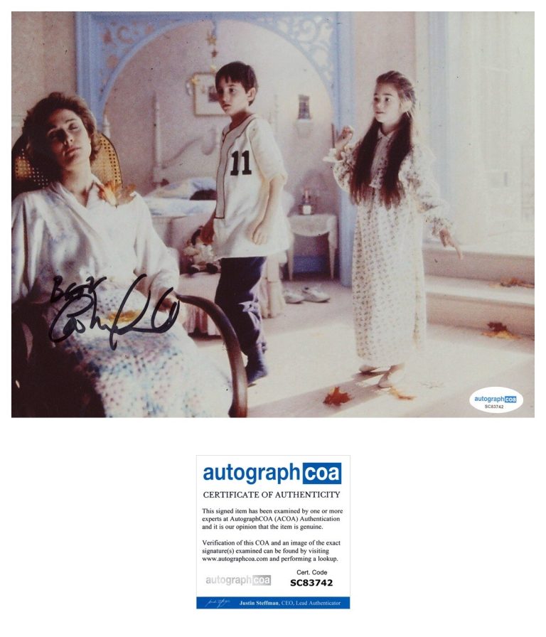 Caroline Goodall ‘Hook’ Signed 8x10 Photo ‘Moira Banning’ ACOA