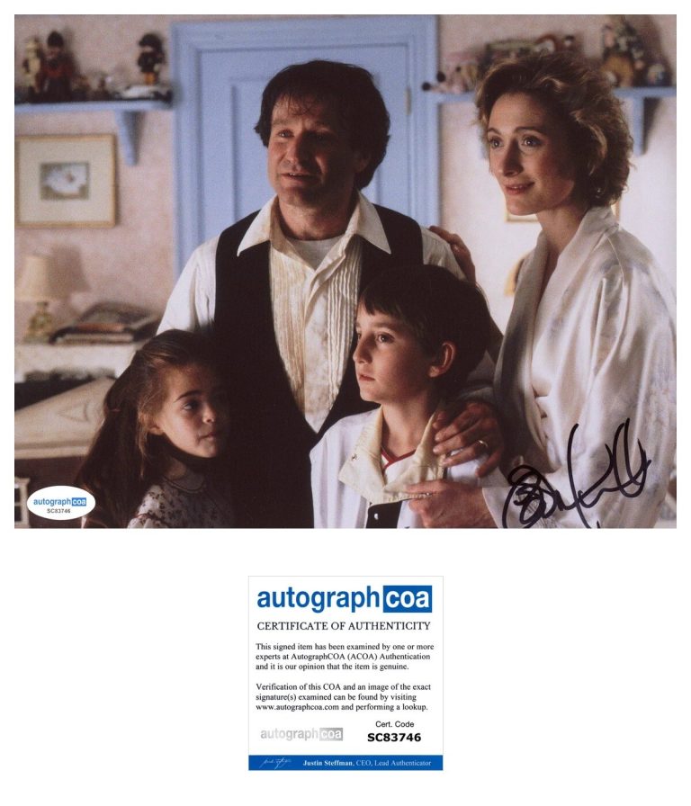 Caroline Goodall ‘Hook’ Signed 8x10 Photo ‘Moira Banning’ ACOA