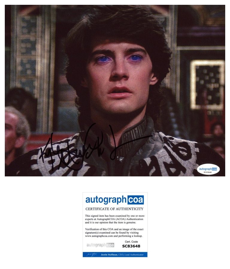 Kyle MacLachlan ‘Dune’ Signed 8x10 Photo ‘Paul Atreides’ ACOA