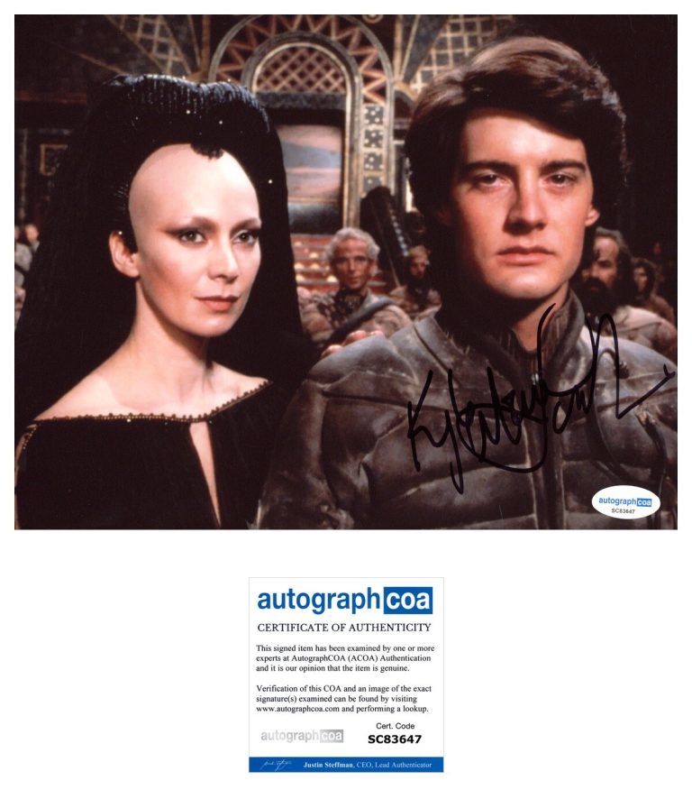 Kyle MacLachlan ‘Dune’ Signed 8x10 Photo ‘Paul Atreides’ ACOA