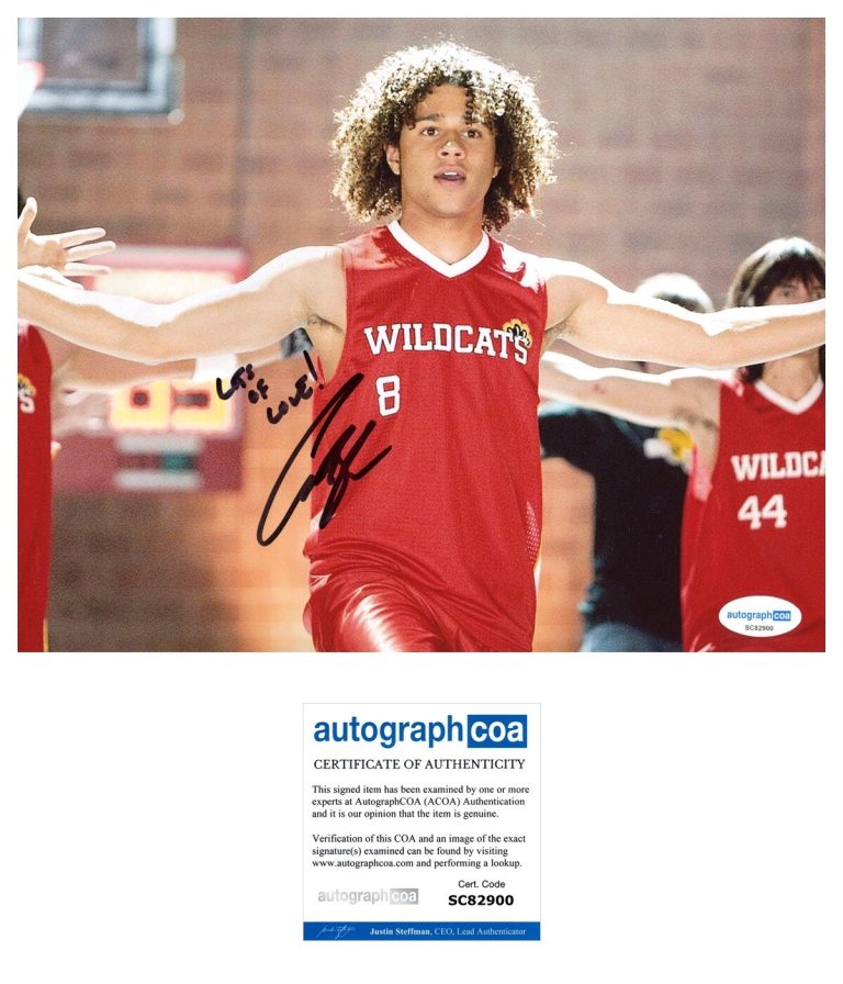 Corbin Bleu ‘High School Musical’ Signed 8x10 Photo ‘Chad Danforth’ ACOA