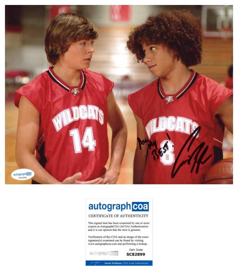 Corbin Bleu ‘High School Musical’ Signed 8x10 Photo ‘Chad Danforth’ ACOA