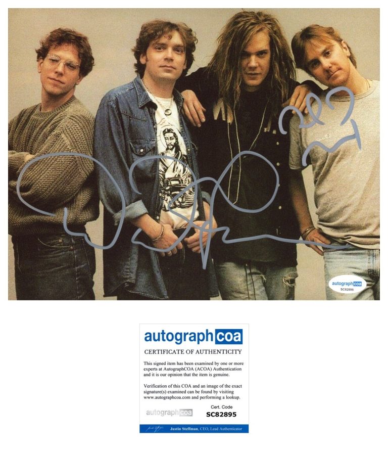 Dave Pirner & Dan Murphy ‘Soul Asylum’ Band Signed 8x10 Photo ACOA David