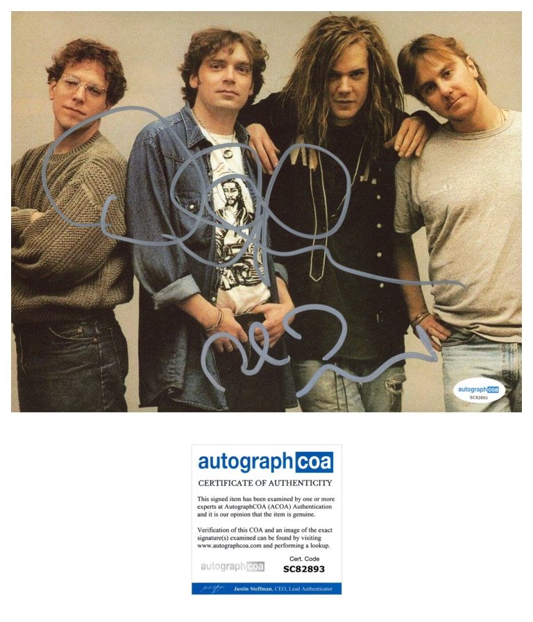 Dave Pirner & Dan Murphy ‘Soul Asylum’ Band Signed 8x10 Photo ACOA David
