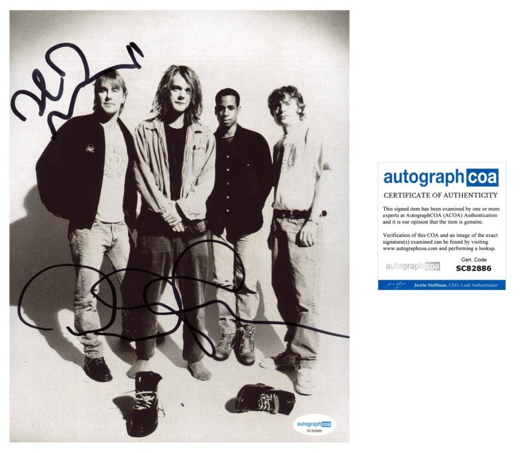 Dave Pirner & Dan Murphy ‘Soul Asylum’ Band Signed 8x10 Photo ACOA David