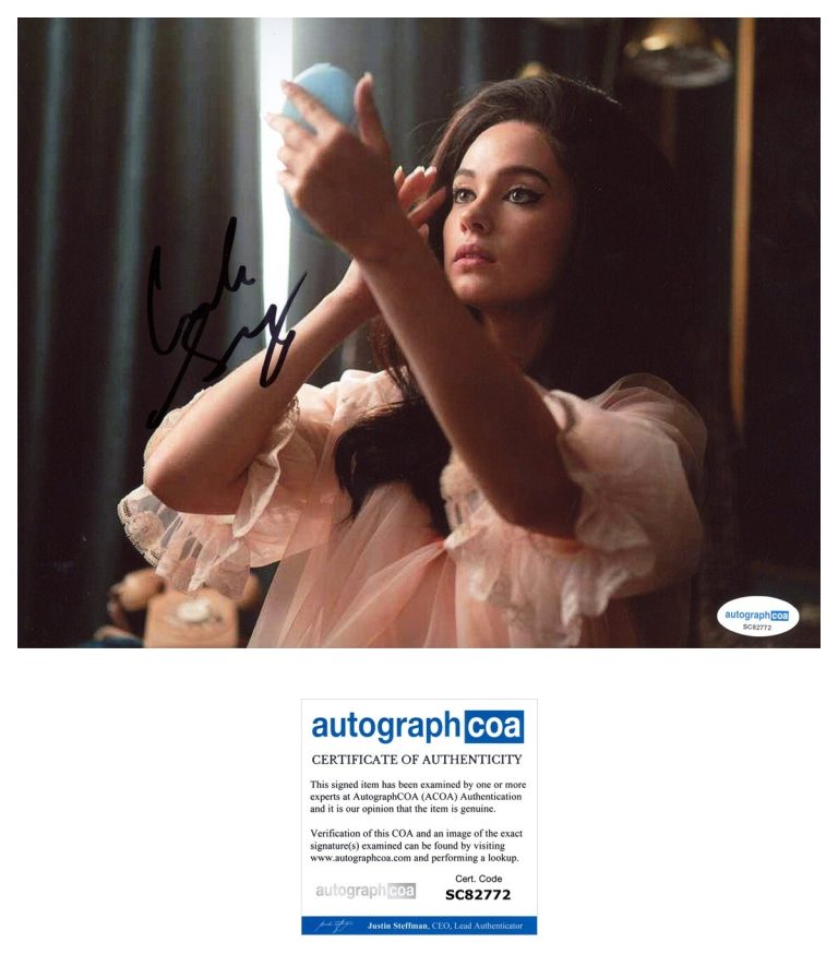 Cailee Spaeny ‘Priscilla’ Actress Signed 8x10 Photo ACOA COA PROOF