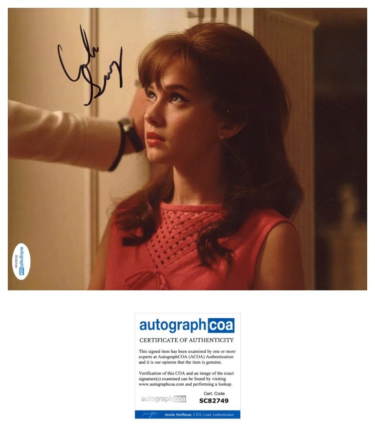 Cailee Spaeny ‘Priscilla’ Actress Signed 8x10 Photo ACOA COA PROOF