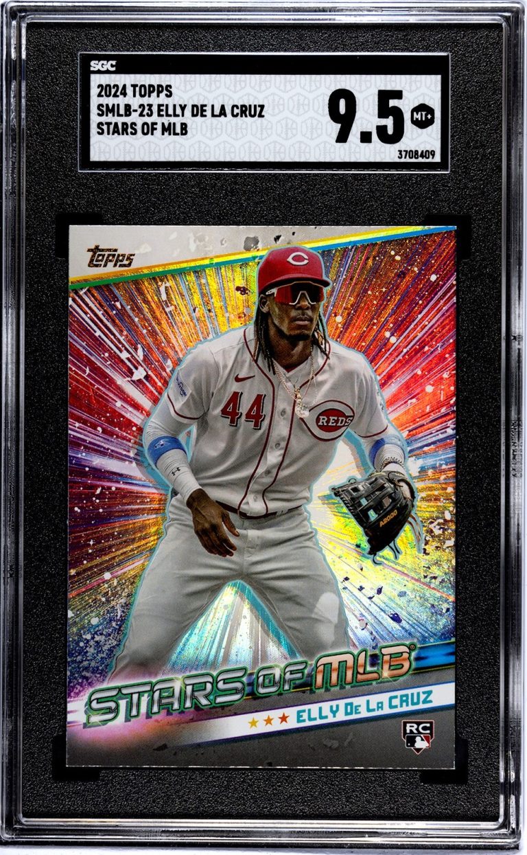 Elly De La Cruz 2024 Topps MLB Stars Rookie Card #SMLB-23- SGC Graded 9.5 Mint+