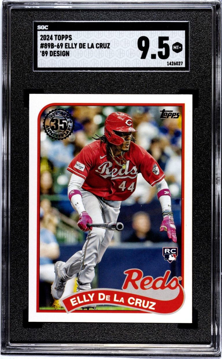 Elly De La Cruz 2024 Topps '89 Design Rookie Card #89B-69- SGC Graded 9.5 Mint+