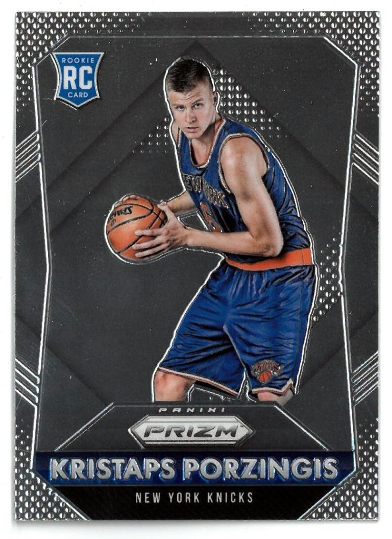 Kristaps Porzingis 2015-16 Panini NBA Prizm Rookie Card (RC) #348 (NY Knicks)