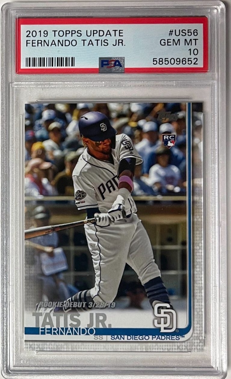 Fernando Tatis, Jr. 2019 Topps Update Rookie Card #US56 - PSA Graded 10 Gem Mint