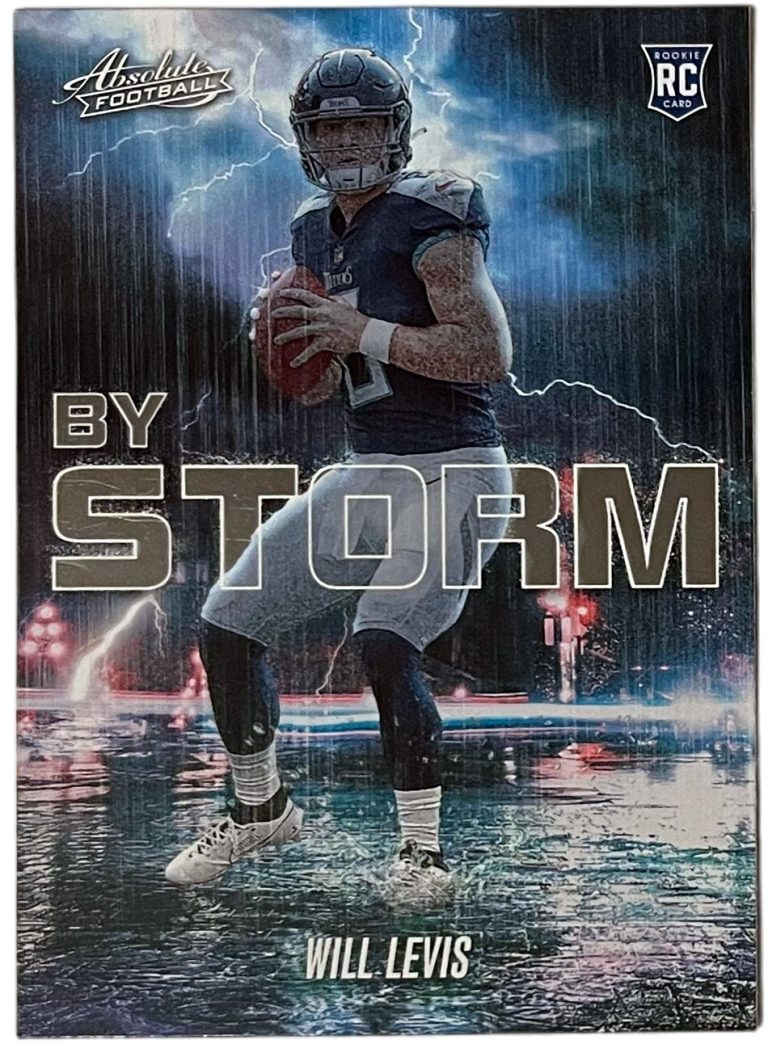 Will Levis 2023 Panini Absolute By Storm Rookie Card #BST14 (Tennessee Titans)