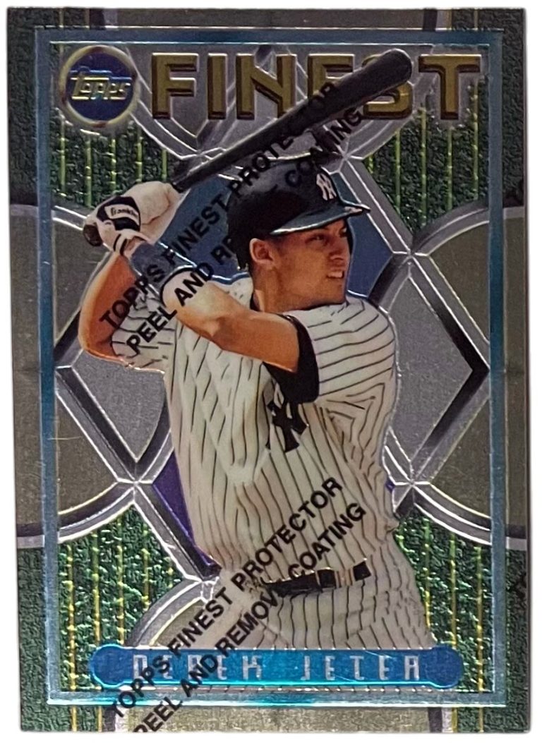 Derek Jeter 1995 Topps Finest Update Card #279 w/Coating (New York Yankees/HOF)