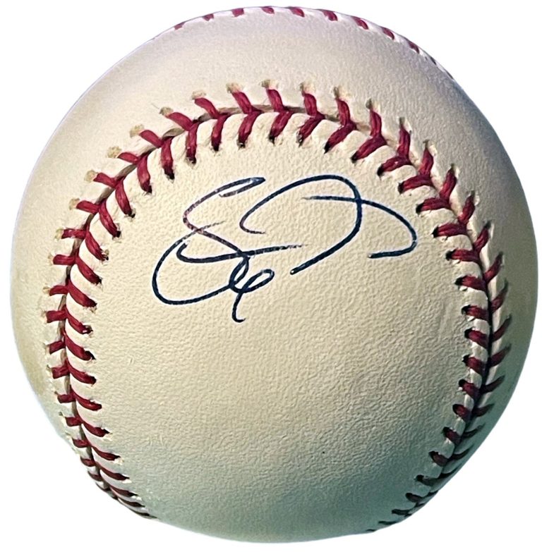 Stephen Drew signed Official Rawlings Major League Baseball imperfect- COA