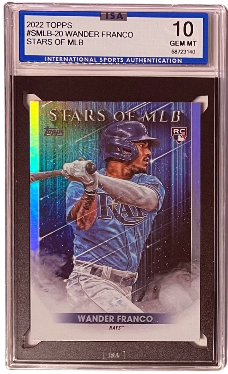 Wander Franco 2022 Topps Stars of MLB Rookie Card (RC) #SMLB-20- ISA Graded 10 G