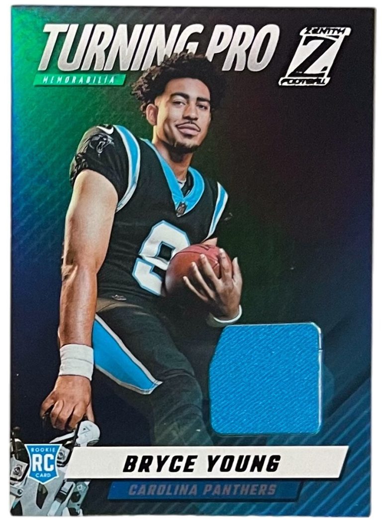 Bryce Young 2023 Panini Zenith Turning Pro Rookie Relic Card (RC) #TPM-BYG