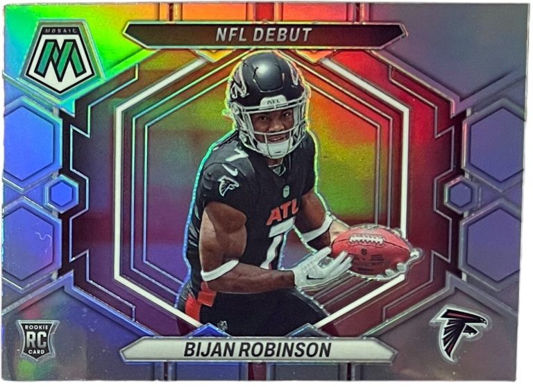 Bijan Robinson 2023 Panini Mosaic Prizm NFL Debut Rookie Card (RC) #ND-9