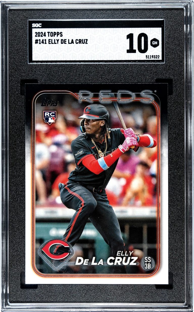 Elly De La Cruz 2024 Topps Rookie Card (RC) #141- SGC Graded 10 Gem Mint