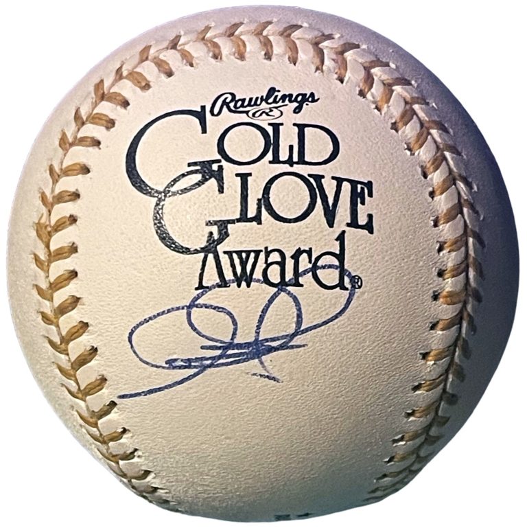 Adam Jones signed Official Rawlings Gold Glove Award MLB Baseball- COA