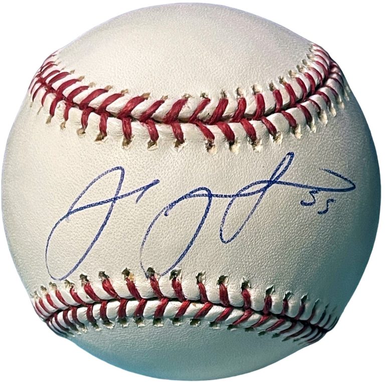 Josh Johnson signed Official Rawlings Major League Baseball #35 minor tone- COA