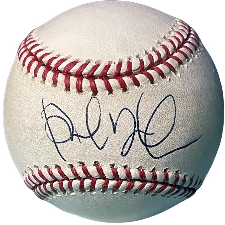 Akinori Iwamura signed Official Rawlings Major League Baseball #1 minor spots