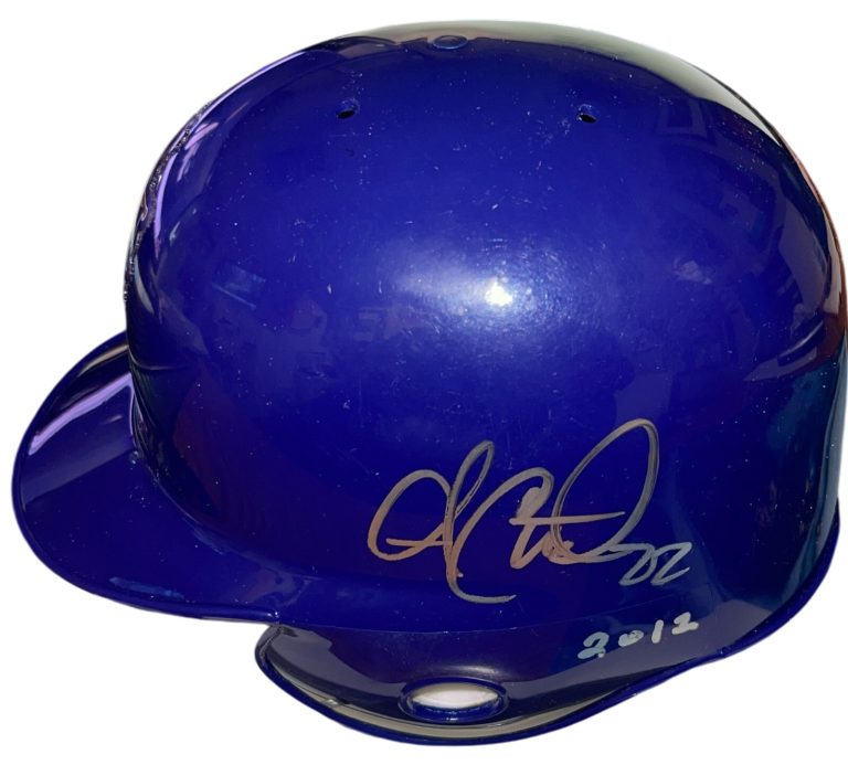 Andrew McCutchen signed 2012 MLB All-Star Game Riddell Mini Batting Helmet- COA