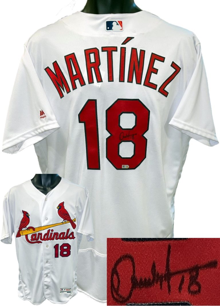 Carlos Martinez signed Cardinals Majestic MLB Authentic Collection Flex Jersey
