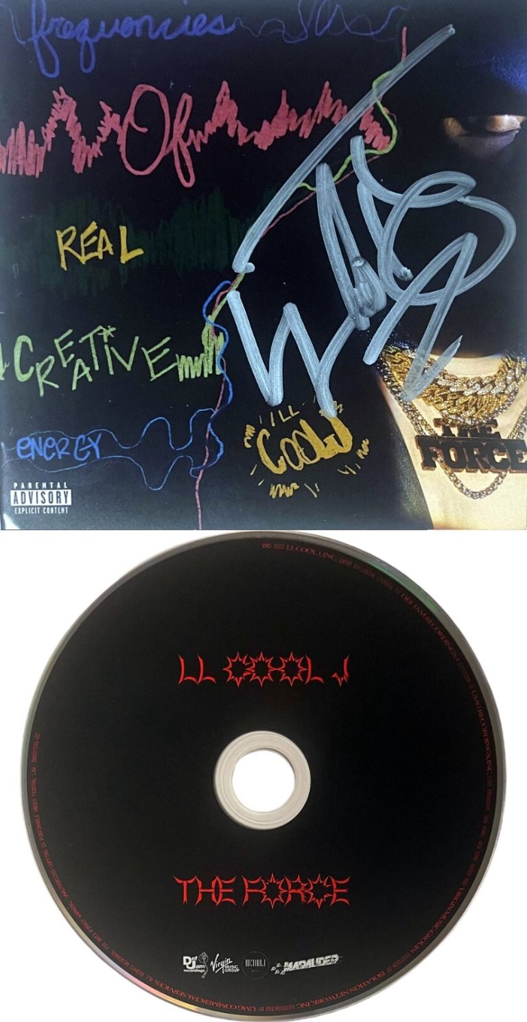 LL Cool J signed 2023-24 The Force CD Album Cover Booklet w/ CD & Case– COA