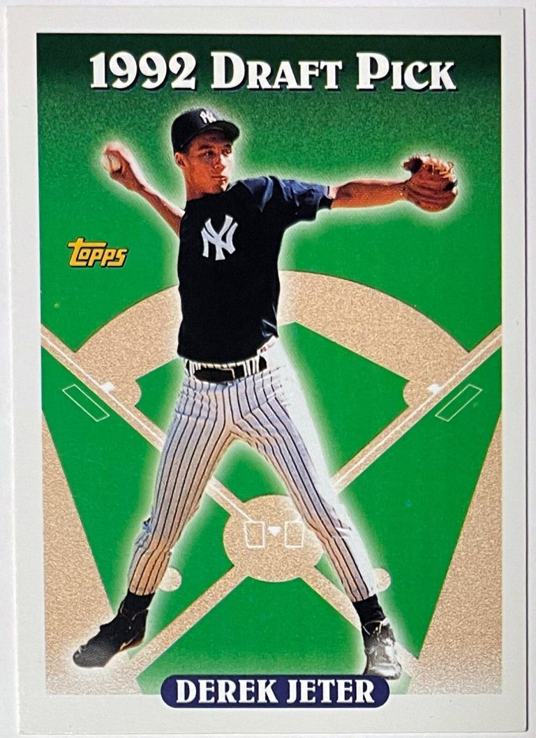 Derek Jeter 1993 Topps Draft Pick Rookie Card (RC) #98 (New York Yankees/HOF)