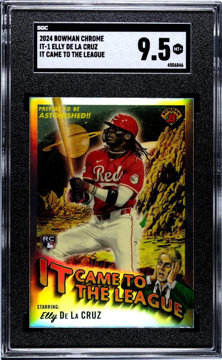 Elly De La Cruz 2024 Bowman Chrome It Came to League RC Card IT-1-SGC Graded 9.5