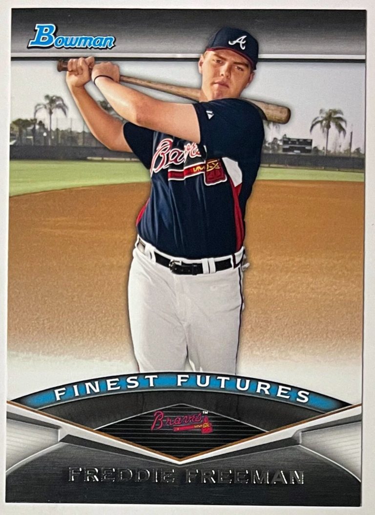 Freddie Freeman 2011 Bowman Finest Futures Rookie Card (RC) #FF10 Braves/Dodgers