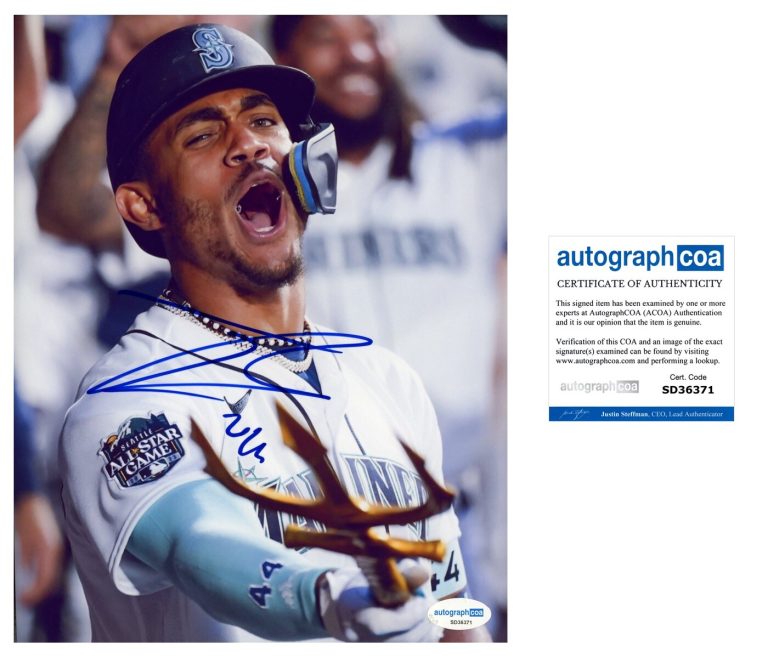 Julio Rodriguez ‘Seattle Mariners’ Stud Signed 8x10 Photo ACOA JROD