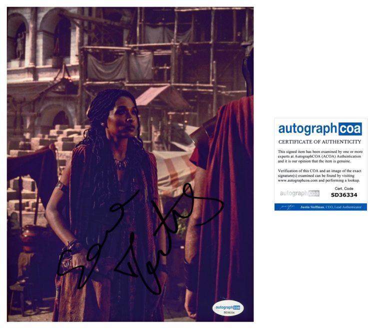 Sara Martins ‘Those About To Die’ Signed 8x10 Photo ‘Cala’ ACOA