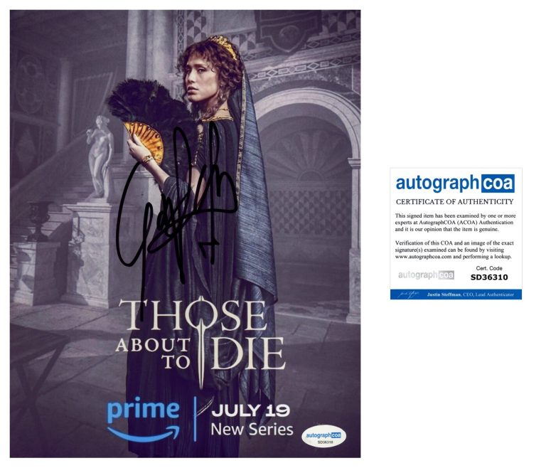 Gabriella Pession ‘Those About To Die’ Signed 8x10 Photo ‘Antonia’ ACOA