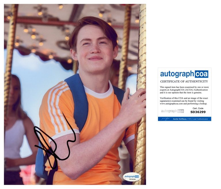 Kit Connor ‘Heartstopper’ Signed 8x10 Photo ‘Nick Nelson’ ACOA
