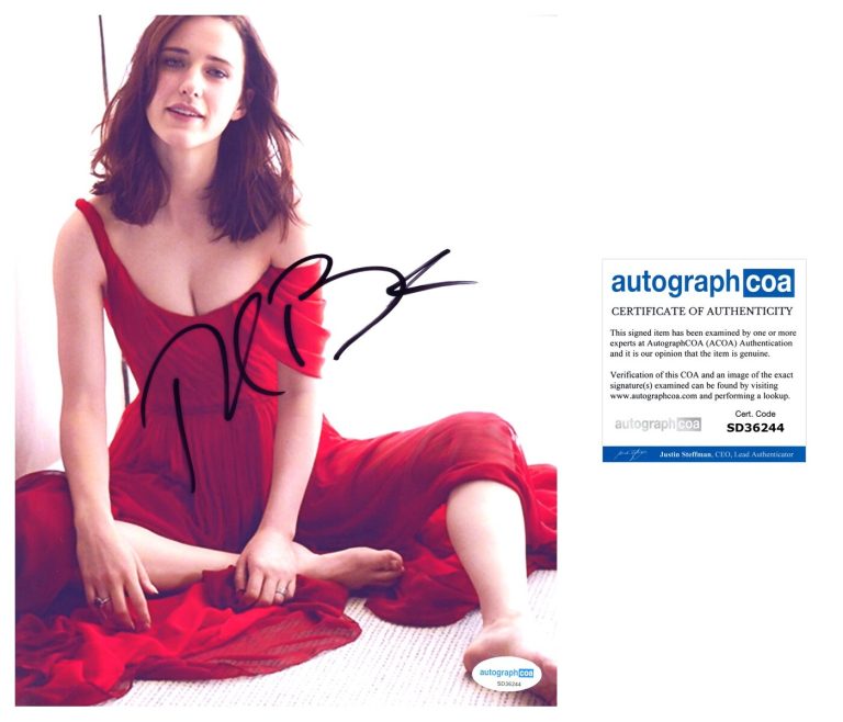 Rachel Brosnahan ‘The Marvelous Mrs. Maisel’ Signed 8x10 Photo Sexy ACOA
